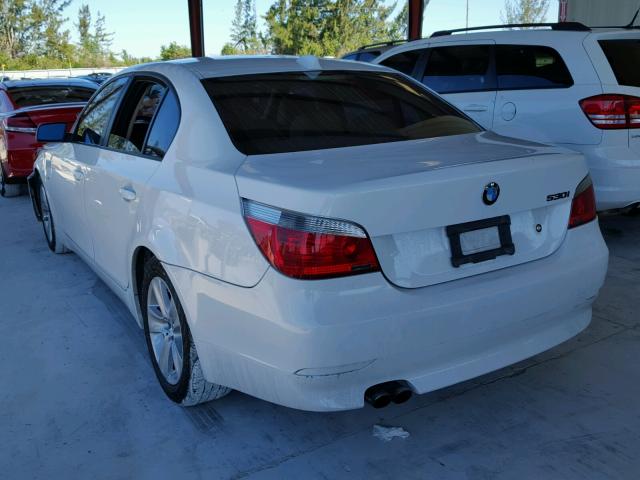 WBANE535X6CK85936 - 2006 BMW 525 I WHITE photo 3