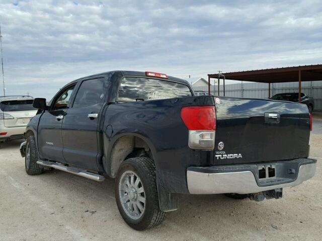 5TFEM5F10CX042641 - 2012 TOYOTA TUNDRA CRE BLACK photo 3