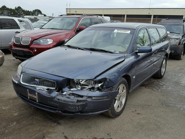 YV1SW592762592870 - 2006 VOLVO V70 2.5T BLUE photo 2