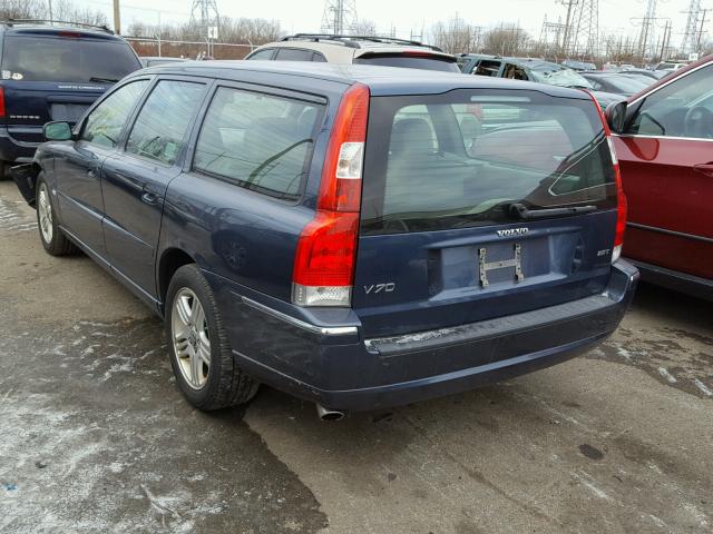 YV1SW592762592870 - 2006 VOLVO V70 2.5T BLUE photo 3