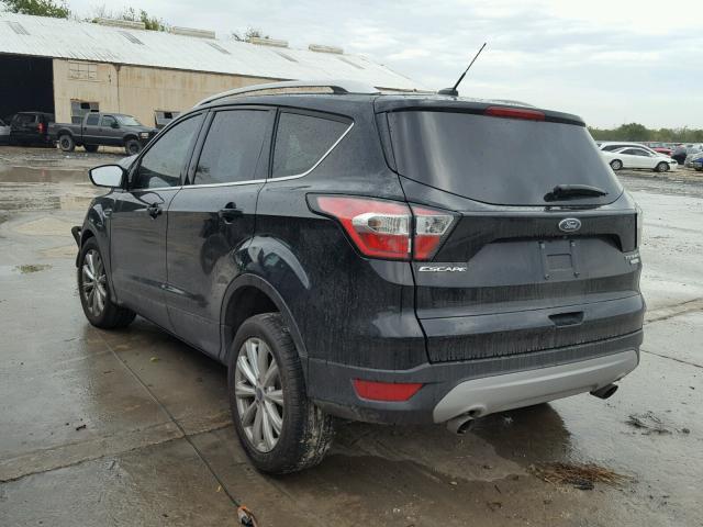 1FMCU0J91HUD76012 - 2017 FORD ESCAPE TIT BLACK photo 3