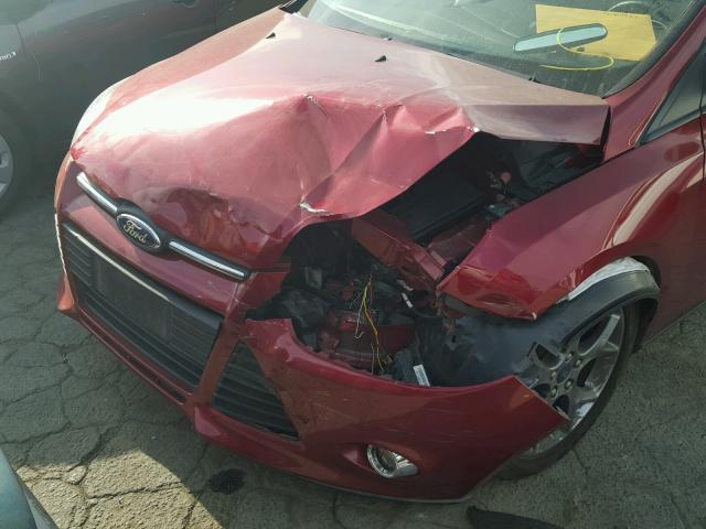 1FADP3K23EL455739 - 2014 FORD FOCUS SE RED photo 9