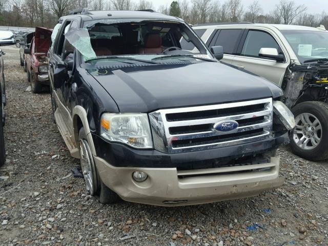 1FMFU17558LA12916 - 2008 FORD EXPEDITION BLACK photo 1