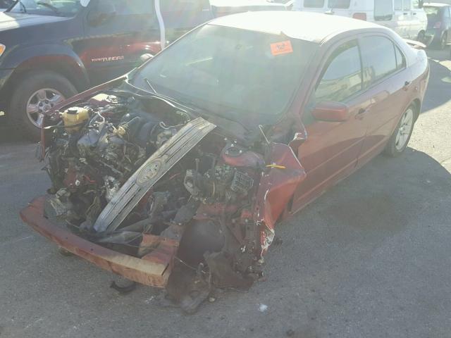 3FAHP07177R153214 - 2007 FORD FUSION SE RED photo 2