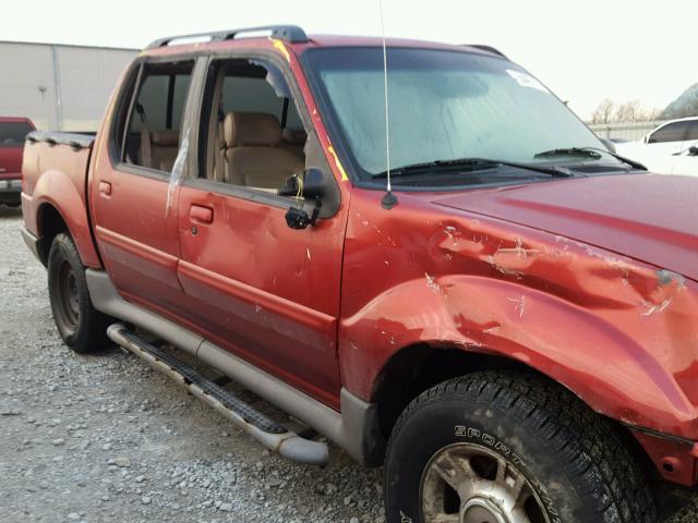 1FMZU77E42UC99859 - 2002 FORD EXPLORER S MAROON photo 9