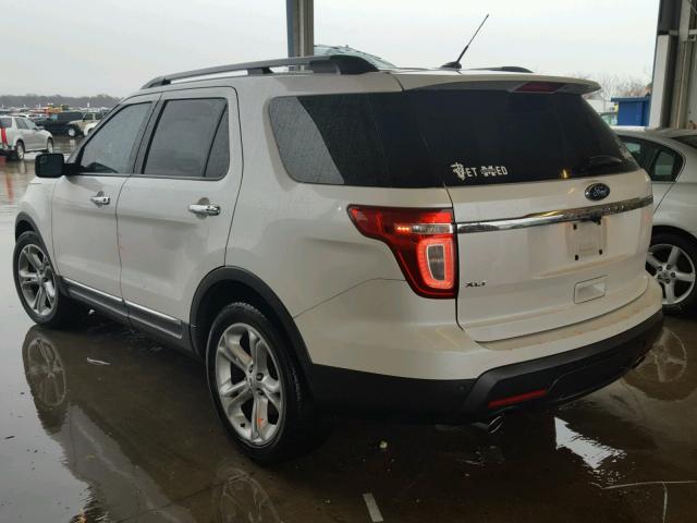 1FMHK7D81BGA78654 - 2011 FORD EXPLORER X WHITE photo 3
