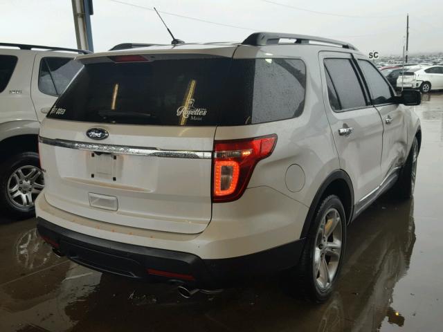 1FMHK7D81BGA78654 - 2011 FORD EXPLORER X WHITE photo 4