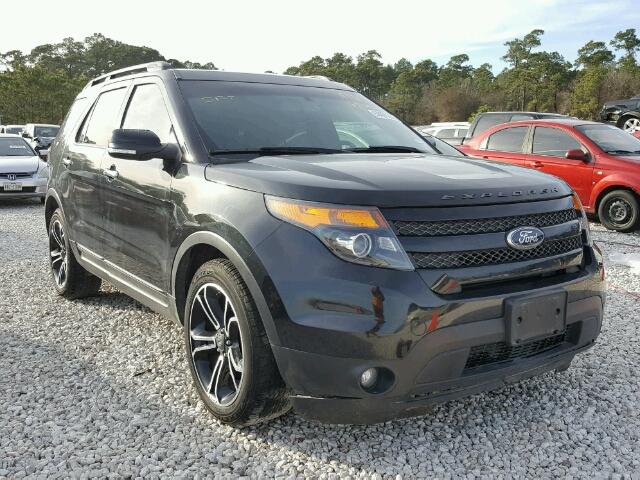 1FM5K8GT1EGA99839 - 2014 FORD EXPLORER S BLACK photo 1