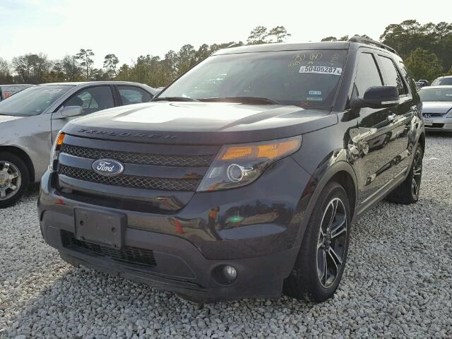 1FM5K8GT1EGA99839 - 2014 FORD EXPLORER S BLACK photo 2