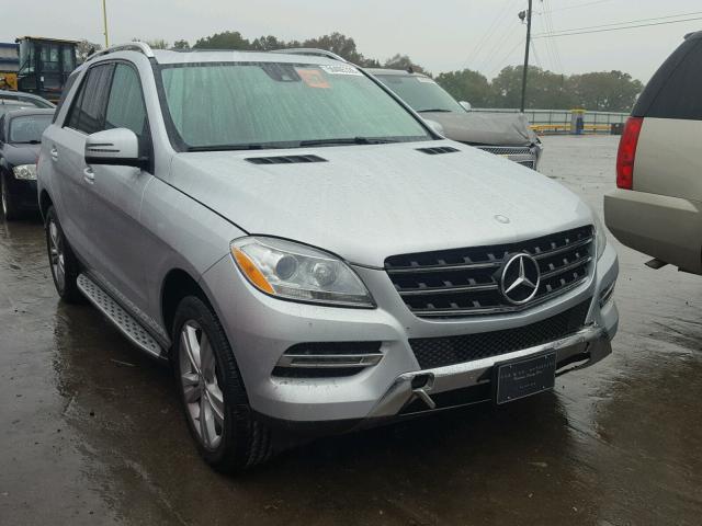 4JGDA5HB0EA405466 - 2014 MERCEDES-BENZ ML 350 4MA SILVER photo 1