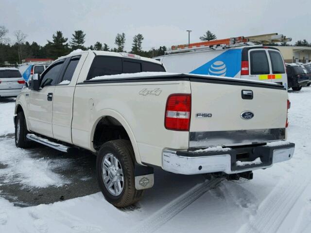 1FTPX14588FB82741 - 2008 FORD F150 WHITE photo 3