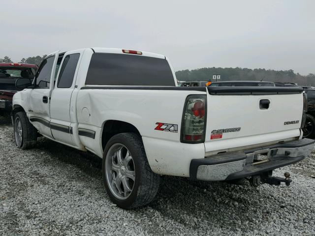 1GCEK19T42E305283 - 2002 CHEVROLET SILVERADO WHITE photo 3