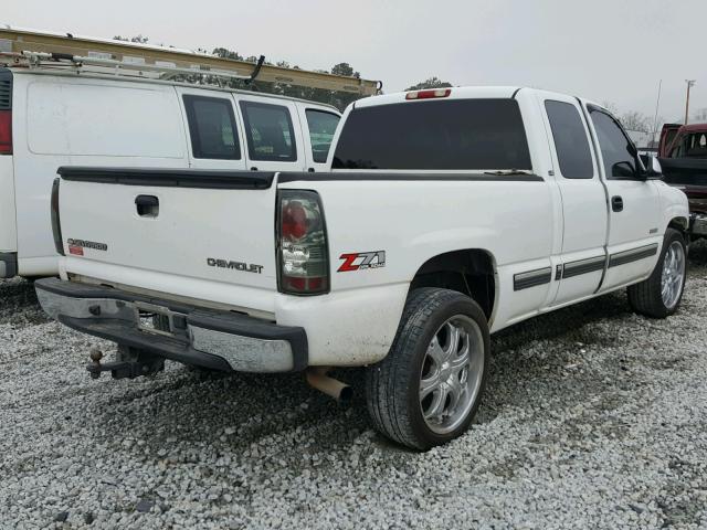 1GCEK19T42E305283 - 2002 CHEVROLET SILVERADO WHITE photo 4