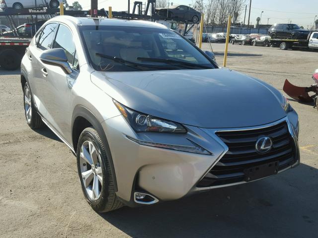 JTJBJRBZXH2055364 - 2017 LEXUS NX 300H GRAY photo 1