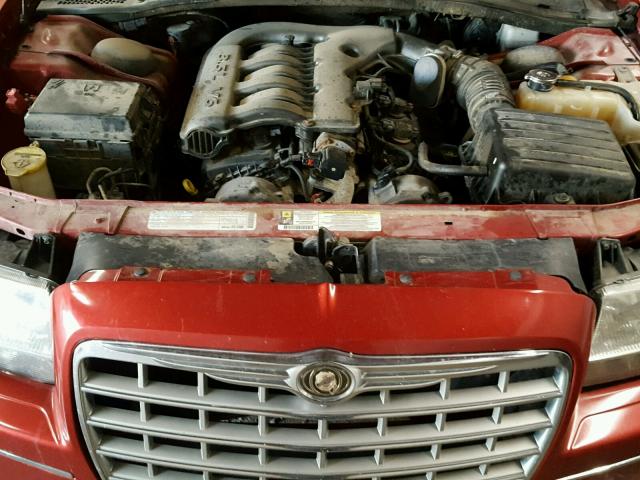 2C3KA53V19H631055 - 2009 CHRYSLER 300 TOURIN RED photo 7