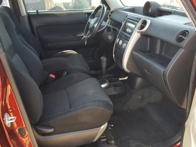 JTLKT324564066728 - 2006 TOYOTA SCION XB Бордовый фото 5