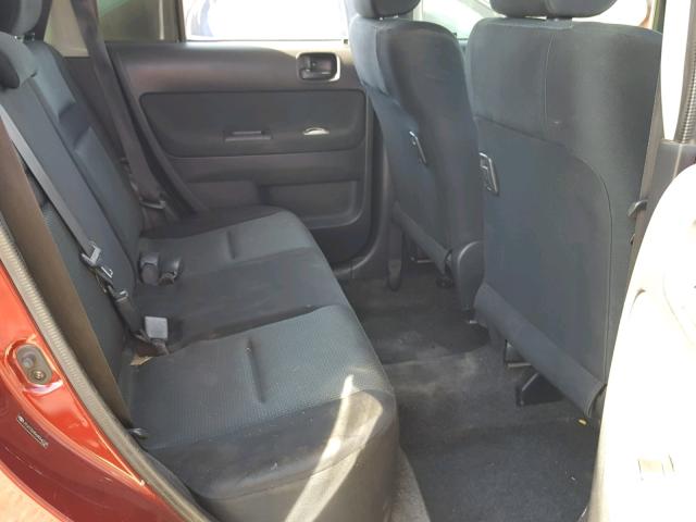 JTLKT324564066728 - 2006 TOYOTA SCION XB Бордовый фото 6