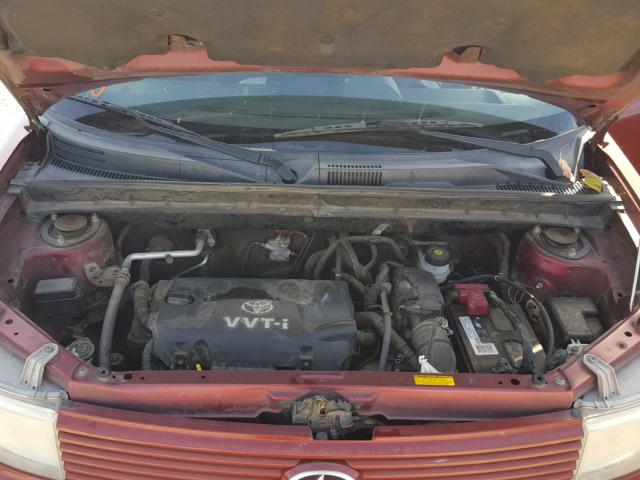 JTLKT324564066728 - 2006 TOYOTA SCION XB Бордовый фото 7