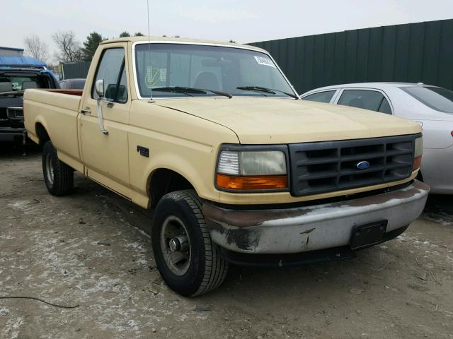 1FTEF14N9TLC12124 - 1996 FORD F150 YELLOW photo 1