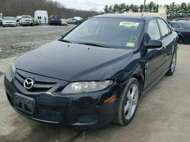 1YVHP80C685M16800 - 2008 MAZDA 6 I BLACK photo 2