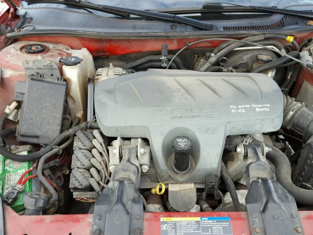 2G2WP552781113087 - 2008 PONTIAC GRAND PRIX Կարմիր լուսանկար 7