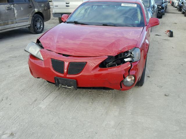 2G2WP552781113087 - 2008 PONTIAC GRAND PRIX RED photo 9