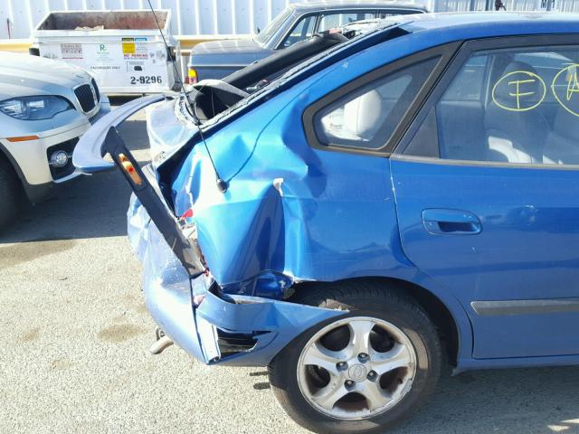 KMHDN56D66U200081 - 2006 HYUNDAI ELANTRA GL BLUE photo 9