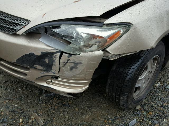 4T1BF32K13U039275 - 2003 TOYOTA CAMRY LE TAN photo 9