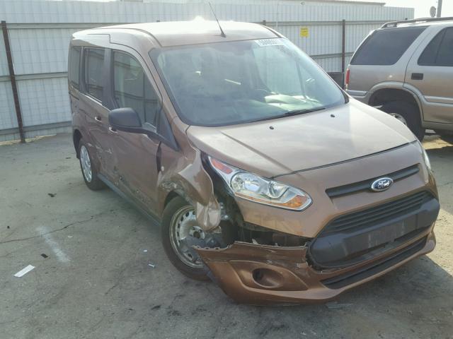 NM0AS8F77E1150056 - 2014 FORD TRANSIT CO BROWN photo 1