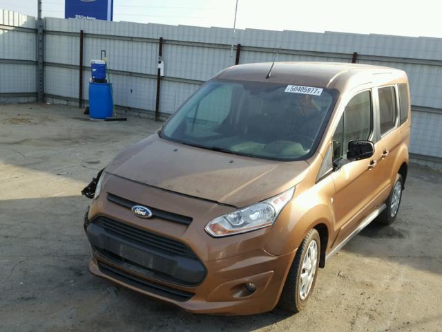 NM0AS8F77E1150056 - 2014 FORD TRANSIT CO BROWN photo 2