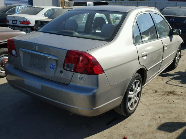 2HGES26703H618758 - 2003 HONDA CIVIC EX SILVER photo 4