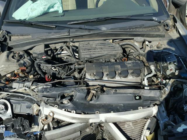 2HGES26703H618758 - 2003 HONDA CIVIC EX SILVER photo 7