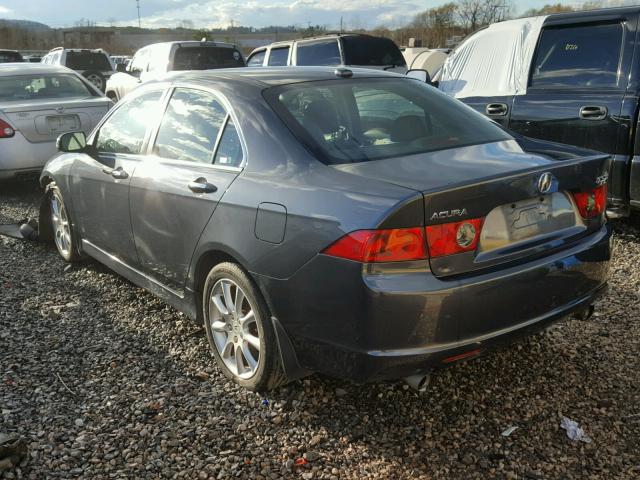 JH4CL968X8C003356 - 2008 ACURA TSX GRAY photo 3