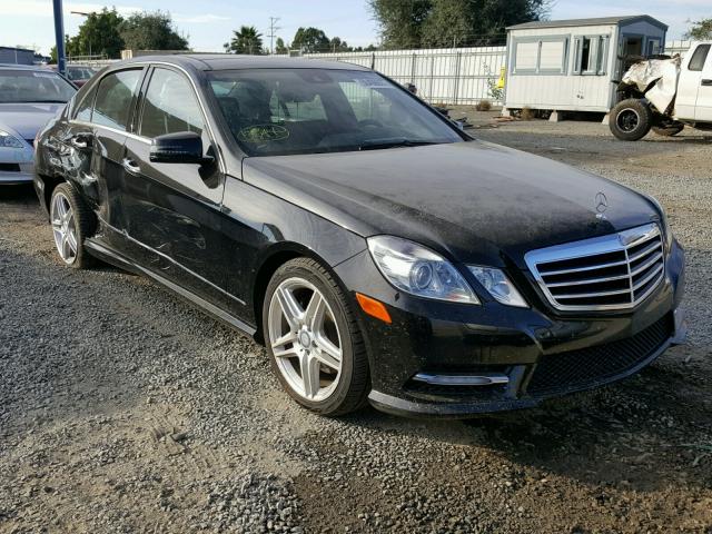 WDDHF5KB4DA675160 - 2013 MERCEDES-BENZ E 350 BLACK photo 1