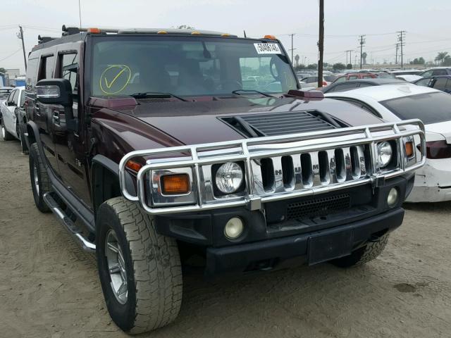 5GRGN23U26H116058 - 2006 HUMMER H2 MAROON photo 1