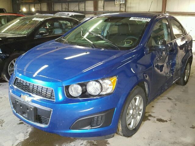 1G1JC5SH8G4170372 - 2016 CHEVROLET SONIC LT BLUE photo 2