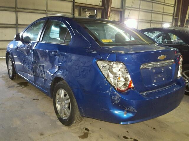 1G1JC5SH8G4170372 - 2016 CHEVROLET SONIC LT BLUE photo 3