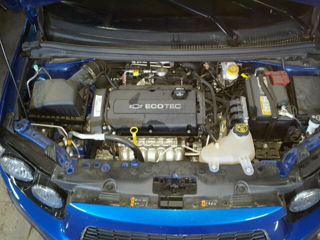 1G1JC5SH8G4170372 - 2016 CHEVROLET SONIC LT BLUE photo 7