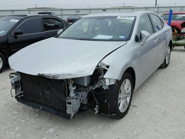 JTHBK1GG9E2147309 - 2014 LEXUS ES 350 SILVER photo 2