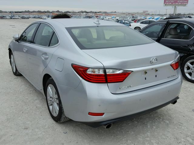 JTHBK1GG9E2147309 - 2014 LEXUS ES 350 SILVER photo 3