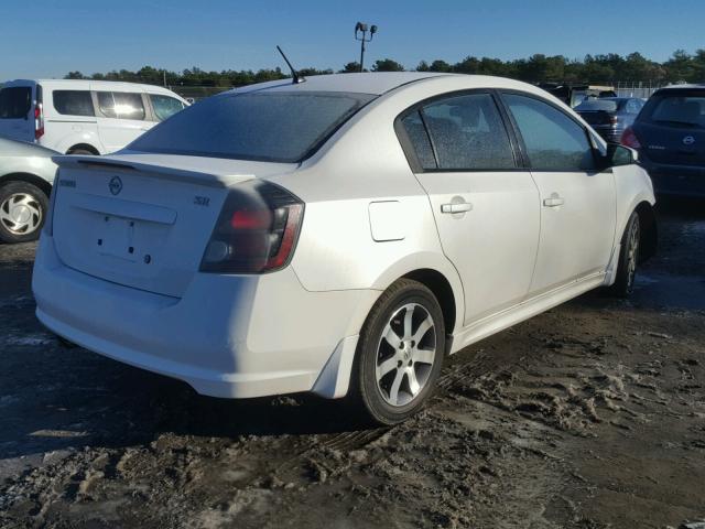 3N1AB6APXAL633349 - 2010 NISSAN SENTRA 2.0 WHITE photo 4