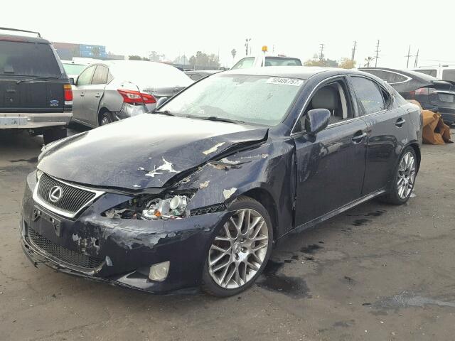 JTHBE262465008790 - 2006 LEXUS IS 350 BLUE photo 2