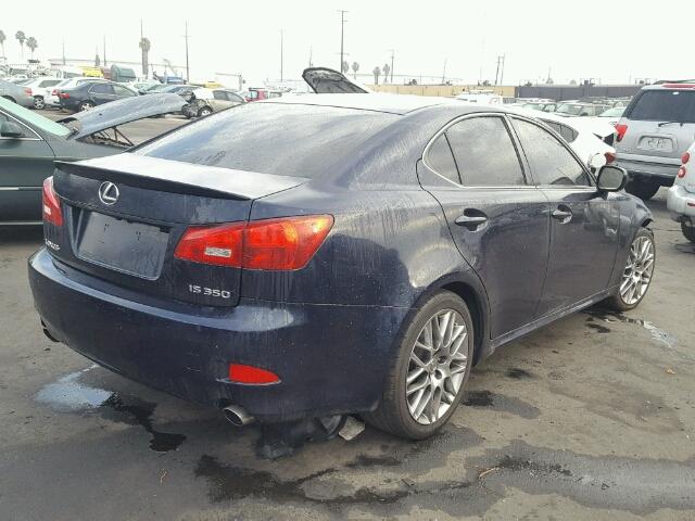 JTHBE262465008790 - 2006 LEXUS IS 350 BLUE photo 4