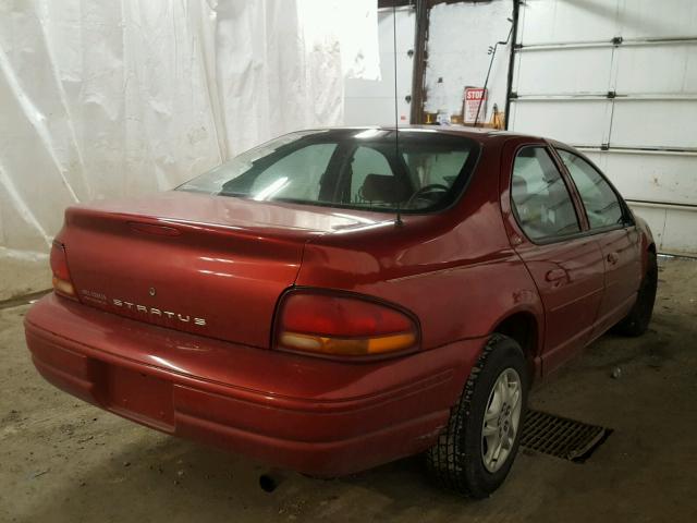 1B3EJ46XXYN306024 - 2000 DODGE STRATUS SE RED photo 4