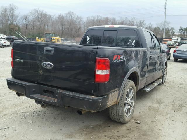 1FTPW145X6FA87548 - 2006 FORD F150 SUPER BLACK photo 4