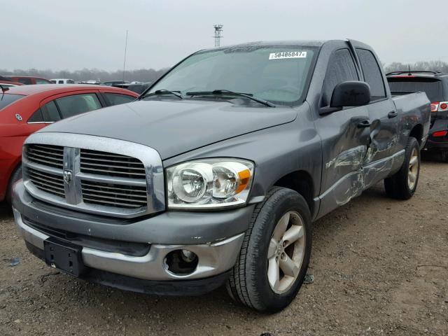 1D7HA18N98J152327 - 2008 DODGE RAM 1500 S GRAY photo 2