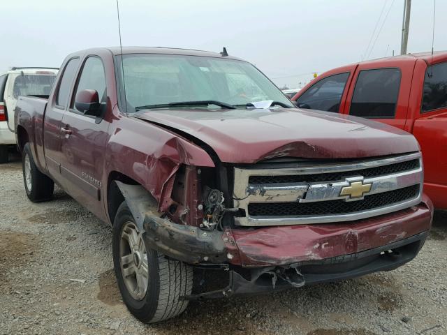 1GCEC19J98Z122040 - 2008 CHEVROLET SILVERADO MAROON photo 1