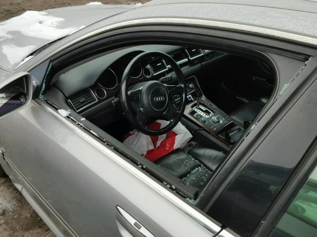 WAUML44E35N000751 - 2005 AUDI A8 L QUATT SILVER photo 10