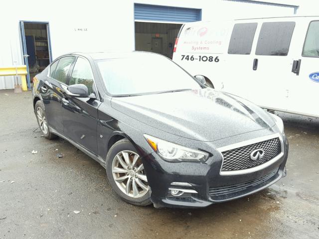 JN1BV7AP8EM677296 - 2014 INFINITI Q50 BASE Negro foto 1