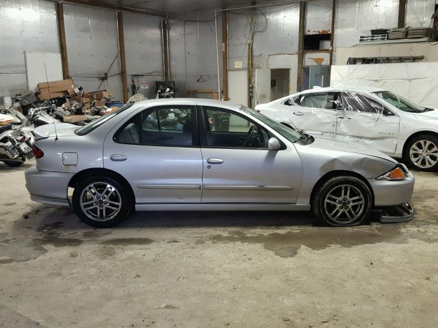 1G1JH52F827425075 - 2002 CHEVROLET CAVALIER L SILVER photo 9